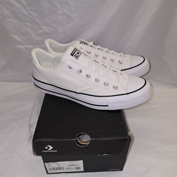 Converse CTAS Malden Street OX White/Black/White, Various Sizes, NIB - Picture 1 of 14